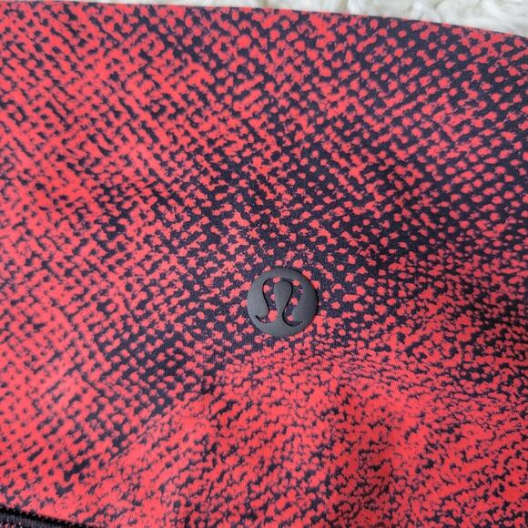 Lululemon Wunder Under High Rise Lab  Leggings Pixel Red Rare Size 6 - Picture 5 of 5